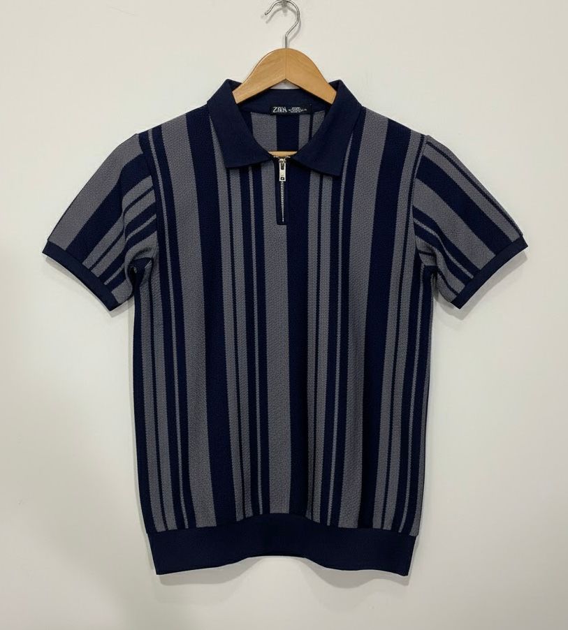 ZARA Premium Striped Shirt – Modern Style