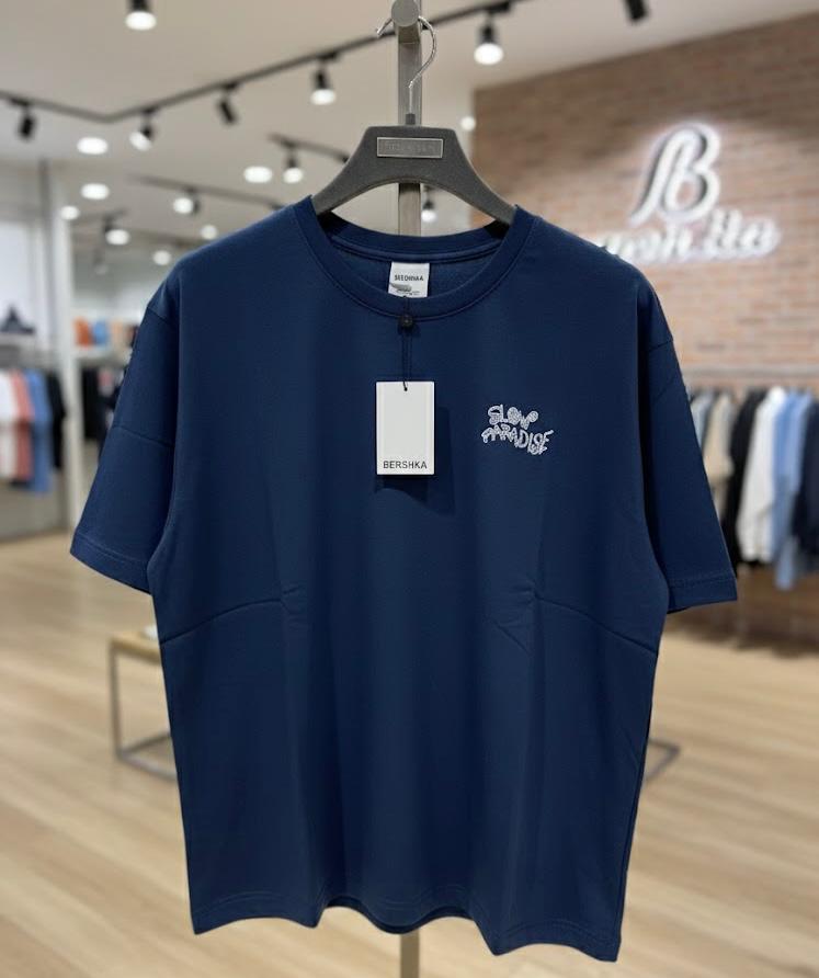 Pull&Bear / Bershka Oversized Textured Cuban Nylon Shirt – Drop Shoulder